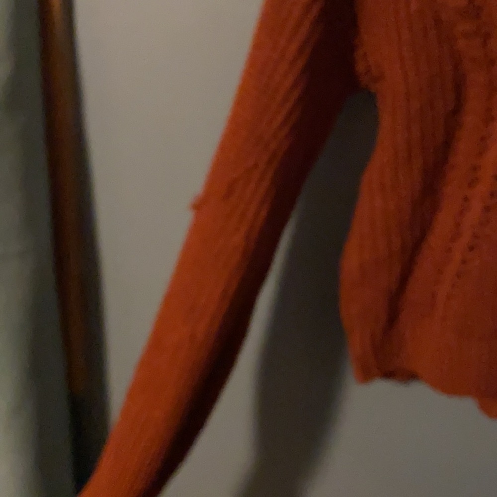 Red Knit Sweater - Picture 5 of 6